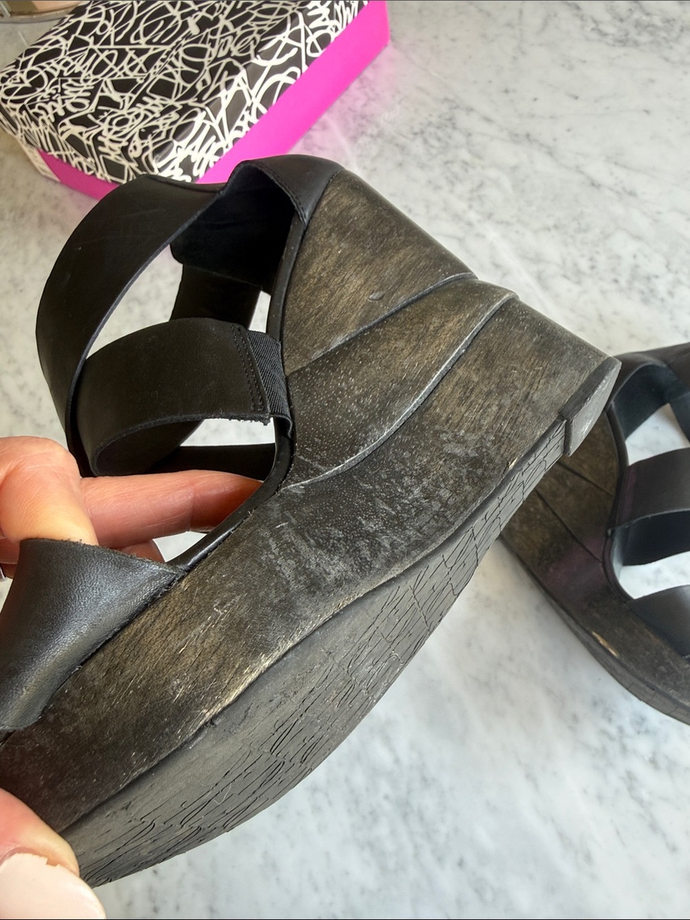 Diane von Furstenberg Opal Criss Cross Wedges - Picture 11 of 11